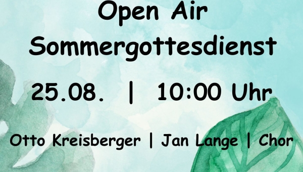 Ökumenischer Open Air Sommergottesdienst 