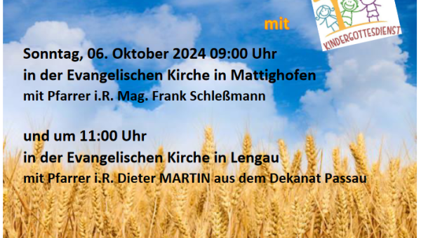 Erntedankfest in Mattighofen und Lengau